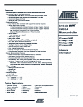 DataSheet ATxmega256A3 pdf
